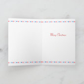 Carte de Noël militaire vintage (Intérieur)