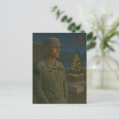 Carte de Noël Militaire | Vous êtes dans nos pensé (Debout devant)