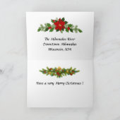 Carte de Noël - Milwaukee, Wisconsin, États-Unis (Intérieur)