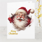 Carte de Noël minimale | Arbre en ligne art | Kali (Fleur jaune)