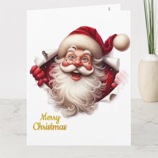 Carte de Noël minimale | Arbre en ligne art | Kali (Devant)