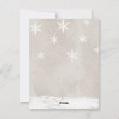 Carte de Noël minimaleiste Joyeux Noël (Dos)