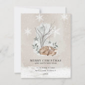 Carte de Noël minimaleiste Joyeux Noël (Devant)