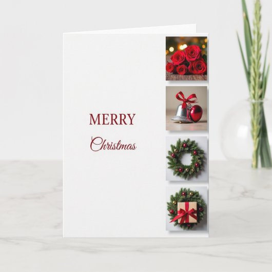 Carte de Noël minimaliste (Devant)