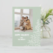 CARTE DE NOËL MINIMALISTE ARBRE (Debout devant)