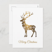 Carte de Noël minimaliste de luxe (Devant / Derrière)