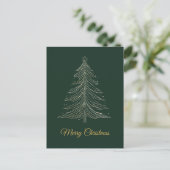 Carte de Noël minimaliste de luxe (Debout devant)