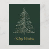 Carte de Noël minimaliste de luxe (Devant)