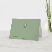 Carte de Noël Minimaliste et Audacieuse (Dos)