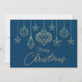 Carte de Noël minimaliste moderne (Devant)