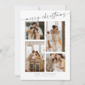 Carte de Noël minimaliste moderne (Devant)