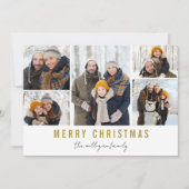 Carte de Noël minimaliste moderne (Devant)