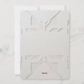 Carte de Noël minimaliste moderne (Dos)
