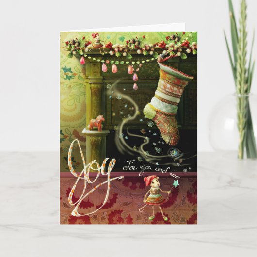 Carte de Noël Miss Mousy Mae (Devant)