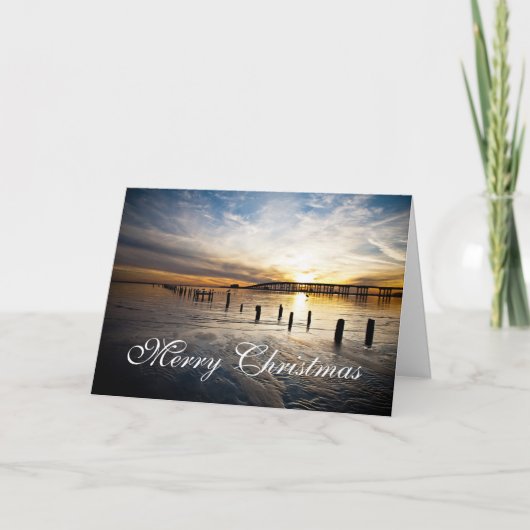 Carte de Noël Mississippi Côte du Golfe (Devant)