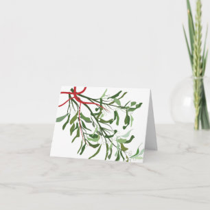 Carte de Noël - Mistletoe