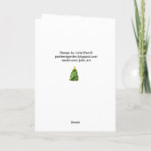 Carte de Noël Mitten Tree (Dos)