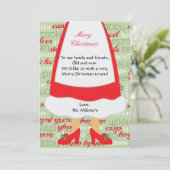 Carte de Noël Mme Claus (Debout devant)