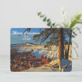 Carte de Noël Modèle photo Bryce Canyon Utah (Debout devant)