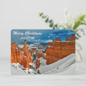 Carte de Noël Modèle photo Bryce Canyon Utah (Debout devant)