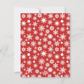 Carte de Noël Modèle photo de Noël (Dos)