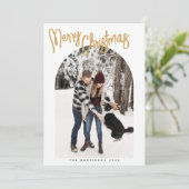 Carte de Noël Moderne (Debout devant)