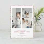 Carte de Noël moderne (Debout devant)