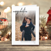 Carte de Noël moderne