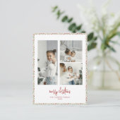 Carte de Noël moderne (Debout devant)