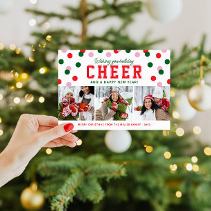 Carte de Noël Moderne 3 Photos