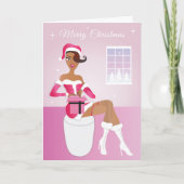 Carte de Noël moderne africaine (Devant)