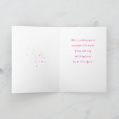 Carte de Noël moderne africaine (Intérieur)