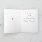 Carte de Noël moderne africaine (Intérieur)