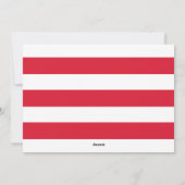 Carte de Noël moderne avec doodles d'hiver (Dos)