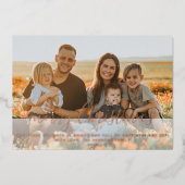 Carte de Noël Moderne avec Écriture Joyeux Noël Fa (Recto)