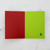 Carte de Noël moderne avec étoile (Intérieur)