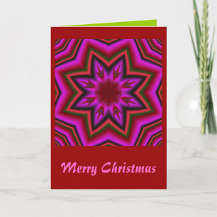 Carte de Noël moderne avec étoile