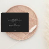 Carte de Noël moderne | Collage tendance B+W