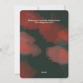 Carte de Noël moderne Elegant Arch (Dos)