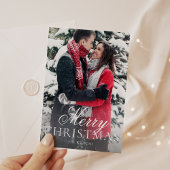 Carte de Noël moderne et moderne