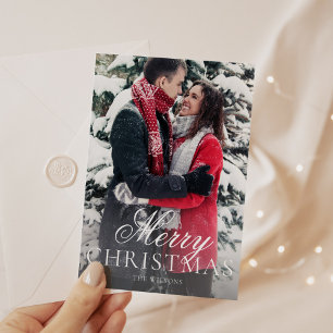 Carte de Noël moderne et moderne