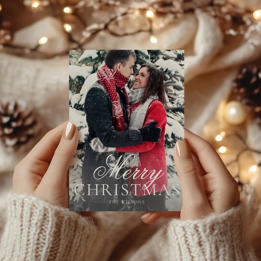 Carte de Noël moderne et moderne