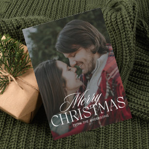 Carte de Noël moderne minimaliste tendance