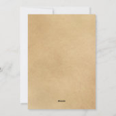 Carte de Noël Moderne Photo Botanique Arche (Dos)