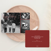 Carte de Noël moderne | Red Trendy Collage