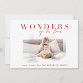 Carte de Noël moderne religieuse multi-photo (Devant)