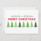 Carte de Noël moderne simple (Devant)