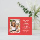 Carte de Noël modifiable COULEUR Carte postale de  (Debout devant)