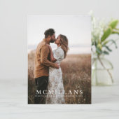 Carte de Noël Motif de vacances stylé (Debout devant)