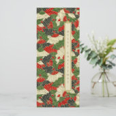 Carte de Noël motif origami japonais (Debout devant)